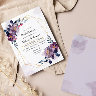 Papier Mariage Budget Fleur Rose Géométrique