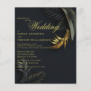 Papier Mariage Budget Merveilleux Black Et Gold Fermes