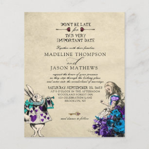 Papier Mariage BUDGET Vintage Dark Alice au pays des merv