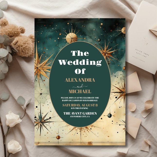 Papier Mariage céleste Vintage budget (Créateur téléchargé)