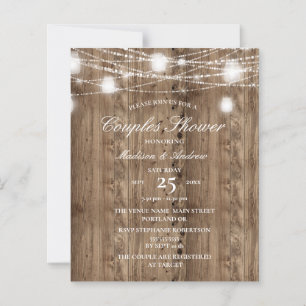 Papier Mariage de couple de la grange à budget avec guirl
