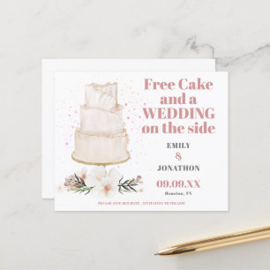 Papier Mariage De Gâteau Gratuit Sur Le Côté Enregistrer 