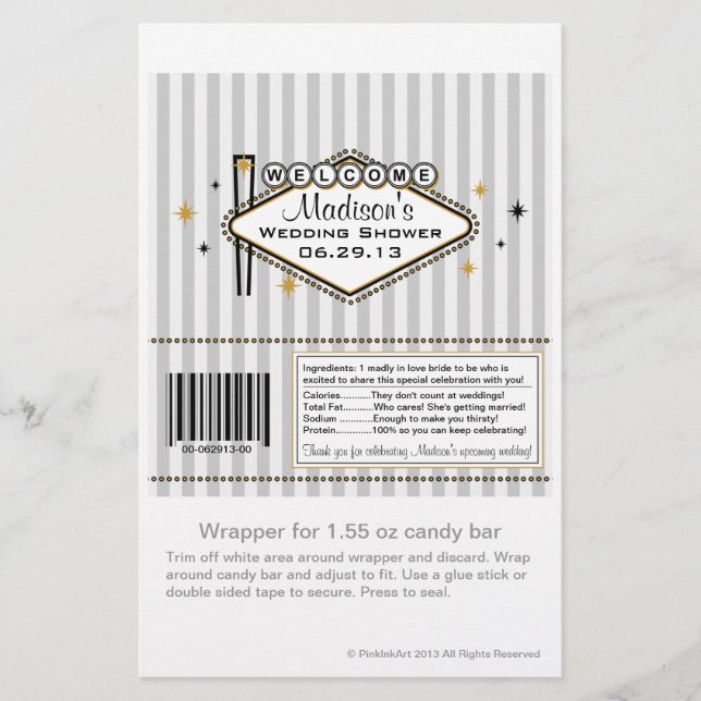 Papier Mariage de Las Vegas (Devant)