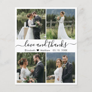 Papier Mariage de script de Collage de photos Budget