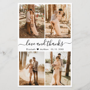 Papier Mariage de script de Collage de photos Budget