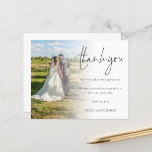 Papier Mariage de script photo minimaliste du budget