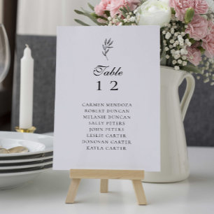 Papier Mariage de tableau de bord élégant et minimal du b