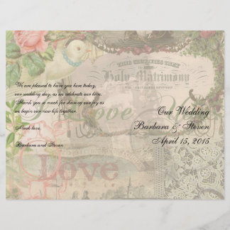 Papier Mariage élégant Mariage Vintage Antique Vintage