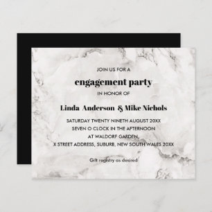 Papier MARIAGE en marbre élégant BUDGET élégant