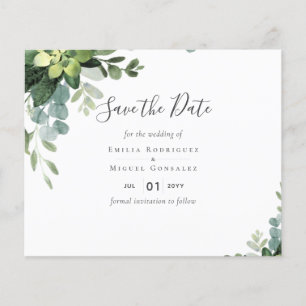 Papier Mariage espagnol NUESTRA BODA Eucalyptus Verdure