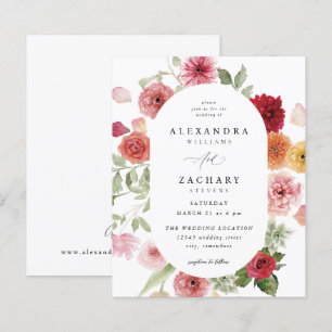 Papier Mariage Floral multicolore Budget été 2
