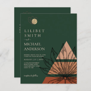 Papier Mariage géométrique japonais Abstrait