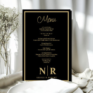 Papier Mariage Monogramme Dîner de répétition sur mesure