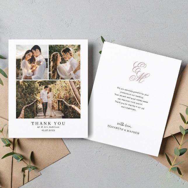 Papier MARIAGE photo BUDGET Elegant Dusty rose (Créateur téléchargé)
