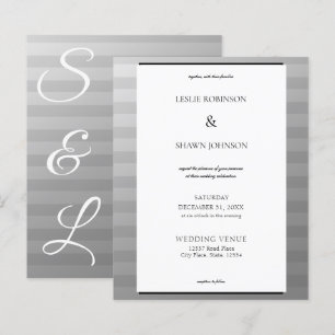 Papier Mariage Silver et Gris Budget