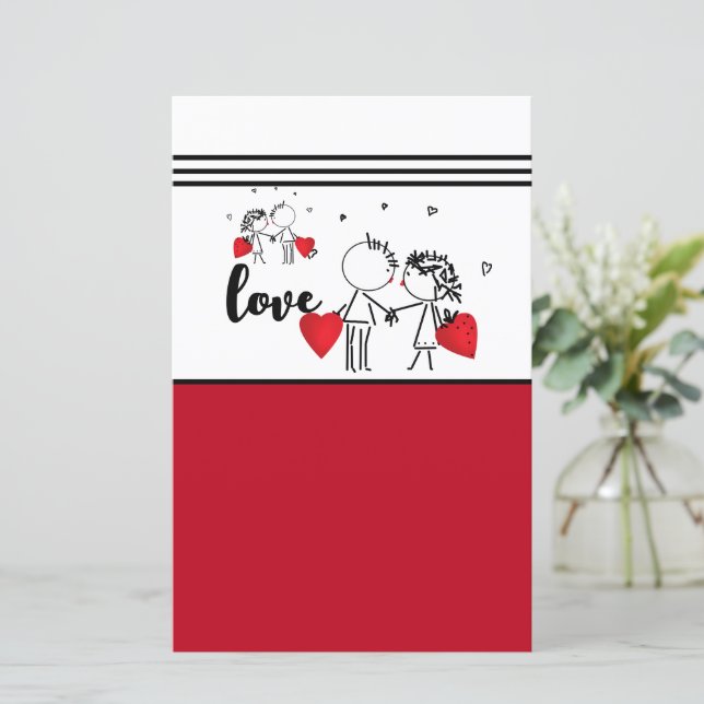 Papier Mariage, Valentine's day Chaussettes (Debout devant)