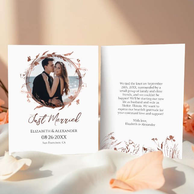 Papier marié | Faire-part photo de mariage du printemps (Créateur téléchargé)