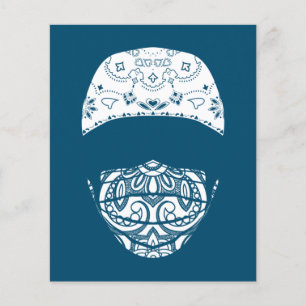 Papier masqué de paisley
