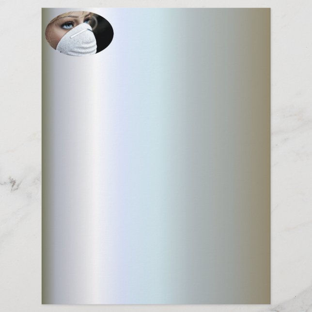 Papier Masque de protection contre le virus Corona (Devant)