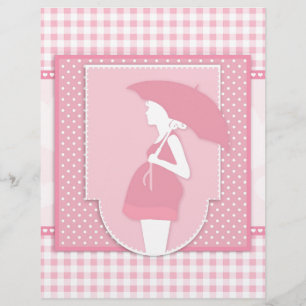Papier maternité rose