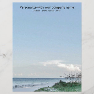 Papier Matin de plage