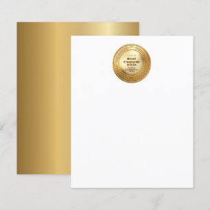 Papier Médaille d'or réaliste 3D personnalisable et modif