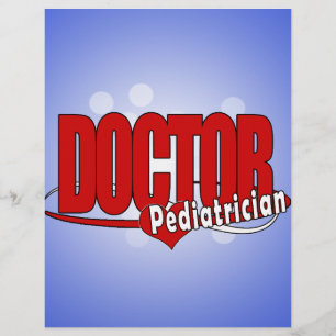 PAPIER MÉDECIN LOGO PÉDIATRICIEN