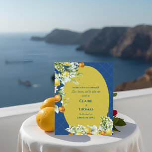 Papier Mediterranean Citrus Luxe La Dolce Vita Mariage