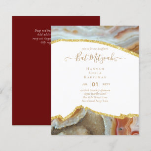 Papier Meilleur choix Cartons d'invitation BAT MITZVAH pa