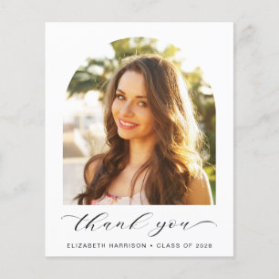 Papier Merci photo de l'arc de graduation budgétaire