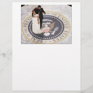 Papier Michelle et Barack Obama