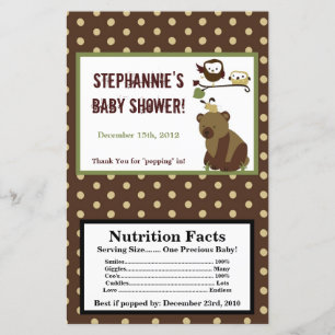 Papier Microwave Popcorn Wrapper Enchanted Hollow Forest