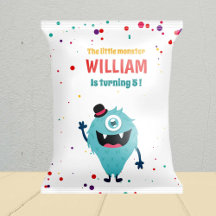 Mignonne Monstres Chips Sacs de fête Favoriser le 