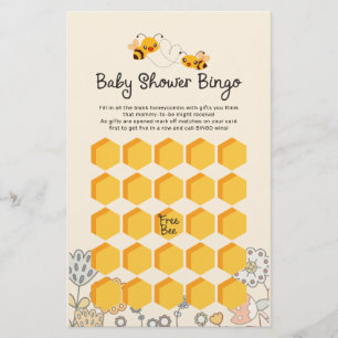 Papier Mignonne Qu'est-ce que ce sera Baby shower Bingo C