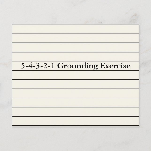 Papier Mindfulness Practice Flashcard Academic Planner (Devant)