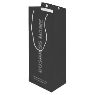 Papier Minimaliste Moderne Sac En Ligne Avec Nom D