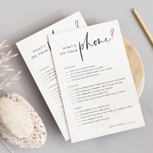 Papier Minimaliste sur votre jeu de Fête des mariées télé