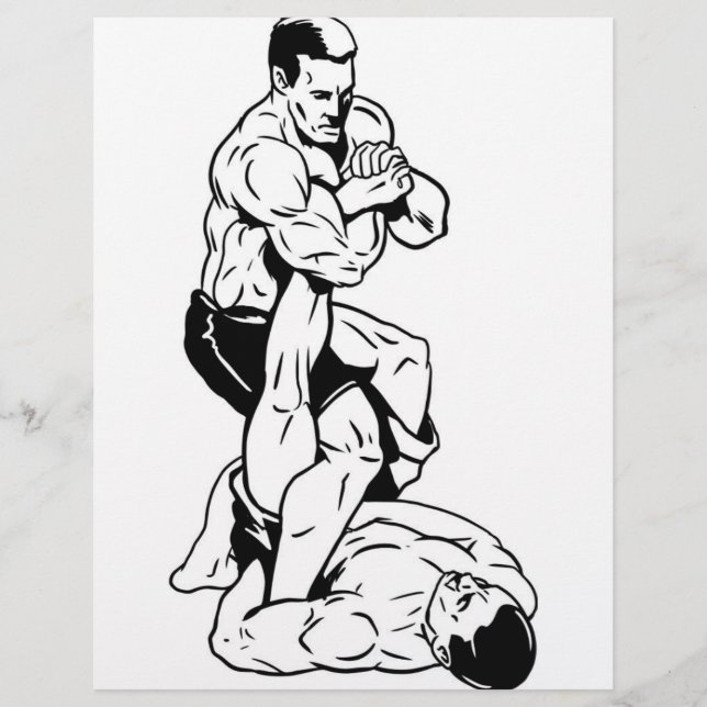 Papier mixed martial art (Devant)