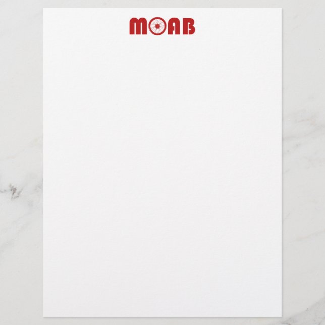 Papier Moab (Roue à vélo) (Devant)