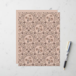 Papier Mocha Rococo Revival Mandala Scallop Scrapbook