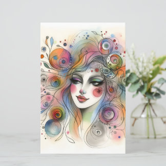 Papier Modern Pastel Whimsical Scrapbook Paper 