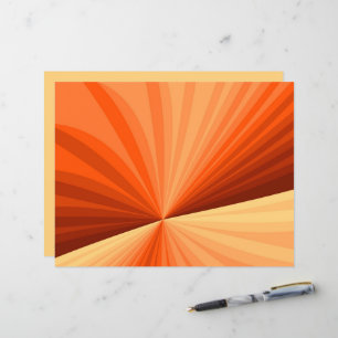 Papier Moderne Abstrait Orange Rouge Vanille Graphique Fr
