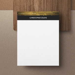 Papier Moderne Elegant Grey Gold Circuit de circuits impr