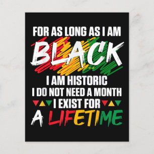 Papier Mois de l'histoire des Noirs Pour aussi longtemps