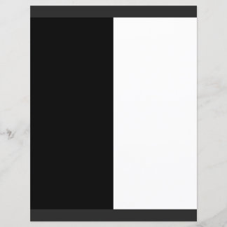 Papier moitié blanc noir moitié noir moitié noir blanc