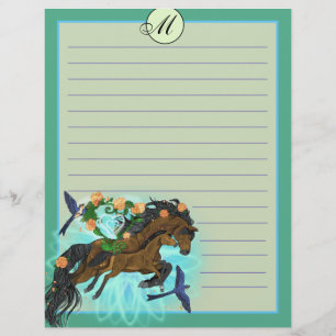 Papier Momma Cheval et poulain