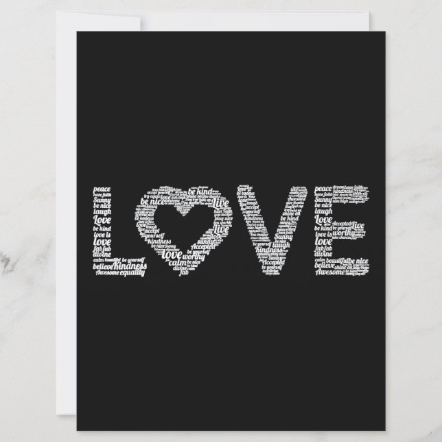 Papier Mon amour (Devant)
