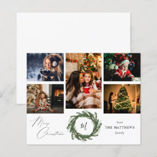 Papier Monogramme de couronne budgétaire 5 Photo Joyeux N