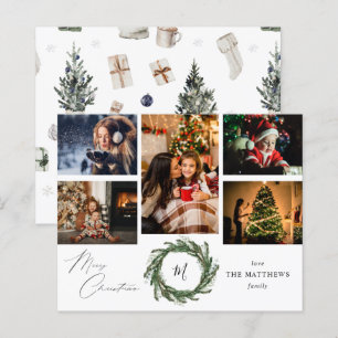 Papier Monogramme de couronne budgétaire 5 Photo Joyeux N