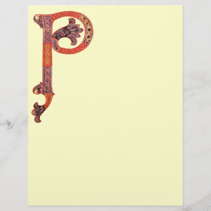 PAPIER MONOGRAMME P CELTIQUE